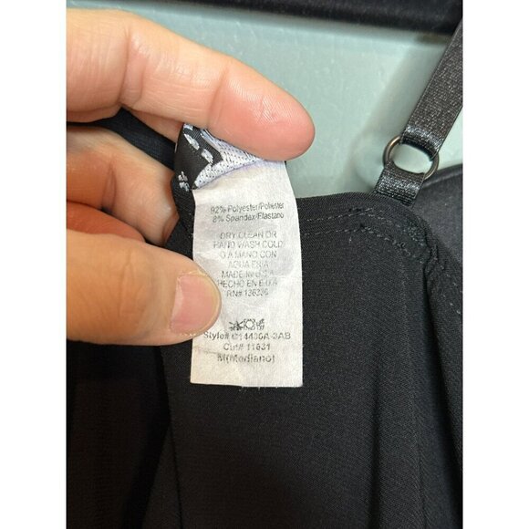 VTG Deb Medium Y2K 90s Strappy Tiered Satin Trim Tiered Bow Bling Party Dress - Picture 10 of 10